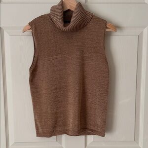 Sleeveless Turtleneck Sweater